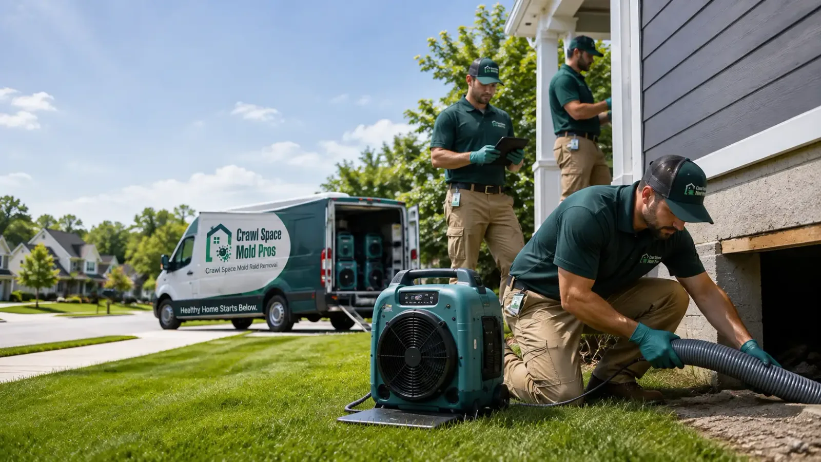 Crawl Space Mold Removal in Kingston, OH